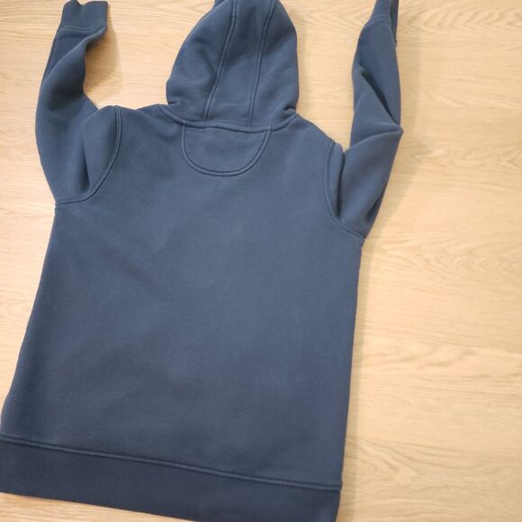 Carhartt Womens Hoodie Sweatshirt Medium Blue Pullover Heavyweight Relaxed - Picture 11 of 13